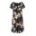 Print dress, black-multicolour