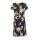 Print dress, black-multicolour