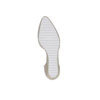 Rind-Veloursleder-Pumps, taupe