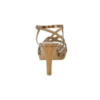 Sandal with strap, bronze coloured