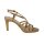Sandal with strap, bronze coloured