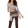 Cardigan mit Strass, taupe-schwarz