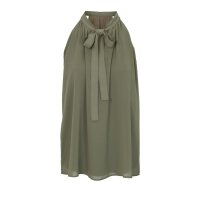 Chiffonbluse, oliv