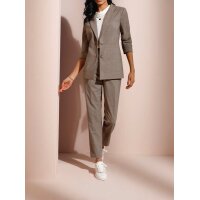 Schurwolle-Blazer, beige-melange