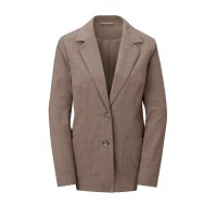 Schurwolle-Blazer, beige-melange