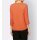 Shirt with lace insert, mandarine