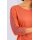 Shirt with lace insert, mandarine