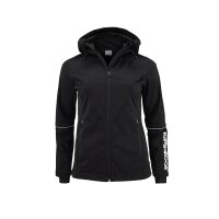 Softshell striukė su gobtuvu, juoda