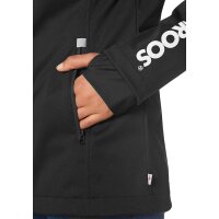 Softshell striukė su gobtuvu, juoda