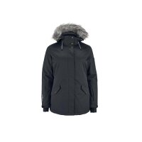 Marken-Skijacke, schwarz