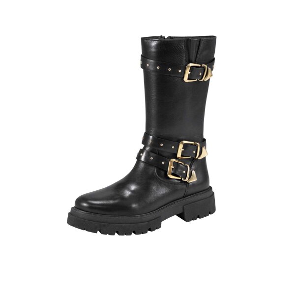 Buty ze skóry bydlęcej, czarne