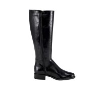 Buty ze skóry lakierowanej, czarne