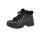 Buty z lamówką z tkackiego futra, czarno-złote