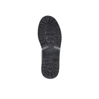 Lack-Stiefelette, creme