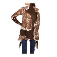 Cardigan, terracotta-brown
