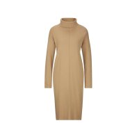 Designer-Rollkragen-Strickkleid, camel