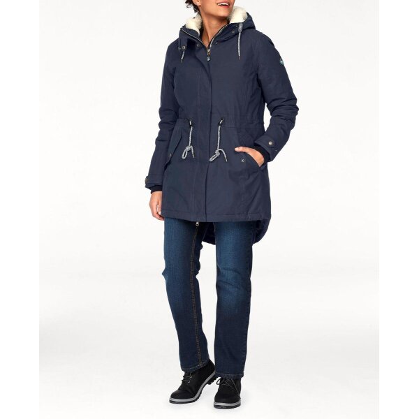 Marken-Funktions-Outdoorparka, dunkelblau
