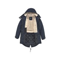 Marken-Funktions-Outdoorparka, dunkelblau