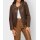 Designer-Lammlederjacke, braun