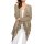 Cardigan m. Velours, taupe