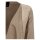 Cardigan m. Velours, taupe