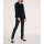 Chiffonbluse m. Perlen, schwarz