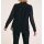 Chiffonbluse m. Perlen, schwarz