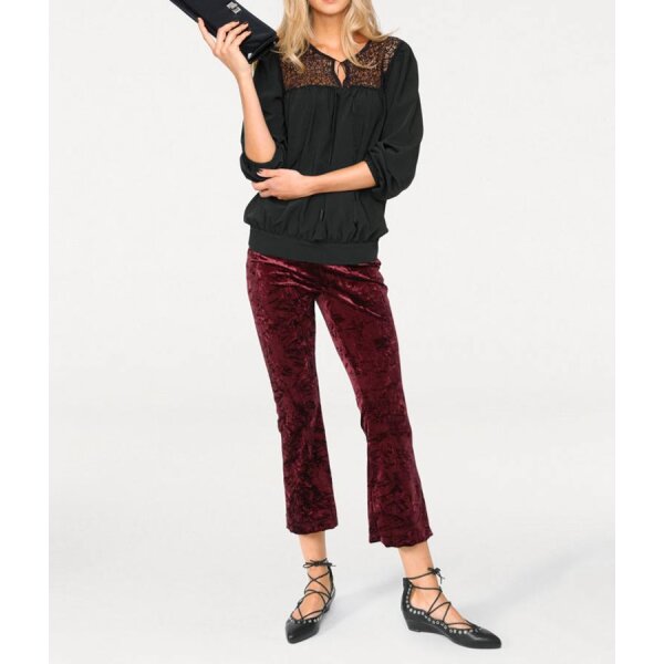 Designer-Samthose, bordeaux