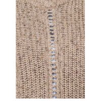 Marken-Pullover, beige