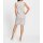 Stretch sheath dress, beige-ecru
