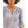 Chiffon-Druckbluse, schlamm-lavendel