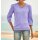 3/4-Arm-Sweatshirt mit Spitze, lavendel
