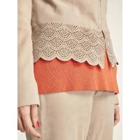 Ziegenvelourslederjacke, kiesel