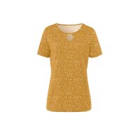 Cut-out-Shirt, ocker-ecru