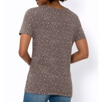 Cut-out-Shirt, dunkeltaupe-ecru