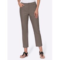 5-Pockets-Bengalin-Stretchhose, dunkeltaupe