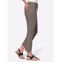 5-Pockets-Bengalin-Stretchhose, dunkeltaupe