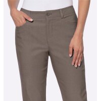5-Pockets-Bengalin-Stretchhose, dunkeltaupe