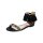 Sandalette m. Schmucksteinen, schwarz