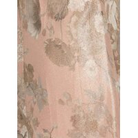 Druckkleid, puder-gold