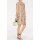 Druckkleid, puder-gold