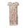Druckkleid, puder-gold