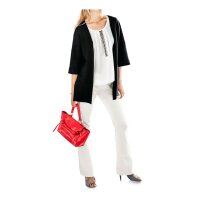Strickjacke, schwarz