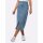 Denim skirt with strass, blue bleached
