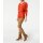 Sweater with zipper, coral
