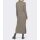 Designer-Maxi-Strickkleid, taupe