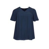 Georgette-Tunika im Lagenlook, marine