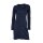 Reißverschluß-Patchkleid, blau