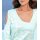 Cut-outs-Jersey-Stretchshirt, mint-champagner