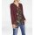 Designer-Ziegenvelourslederjacke, beere
